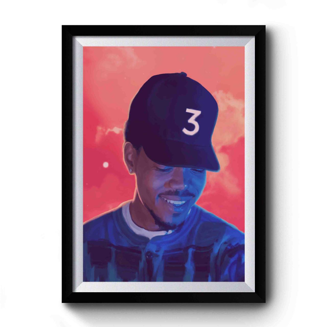 Chance 3 The Rapper Album Cover Premium Poster
